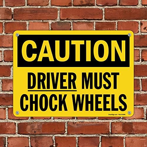 SmartSign 10 x 14 inch “Caution - Image 4