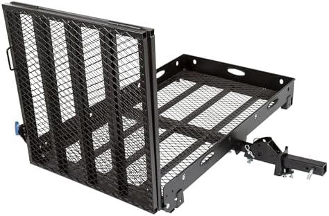 Silver Spring Folding Steel Wheelchair Scooter Carrier, 500 lb, 59 in Ramp - Image 6