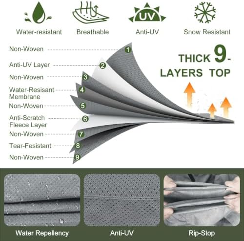 Mofeez Travel Trailer RV Cover, Extra-Thick Upgraded 7 Layers - Image 2
