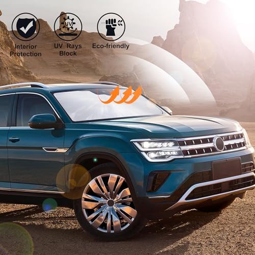 Windshield Sun Shade for 2018-2026 Atlas/Cross Sport Accessories - Image 6