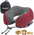 napfun Neck Pillow for Travel, Memory Foam Airplane Pillow by NAPFUN