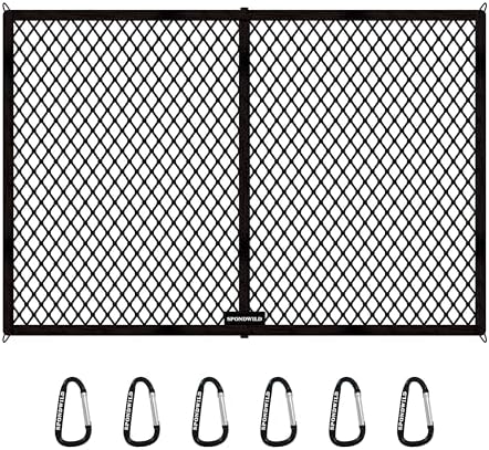 Highly Elastic Cargo Net with Hook by SPONDWILD