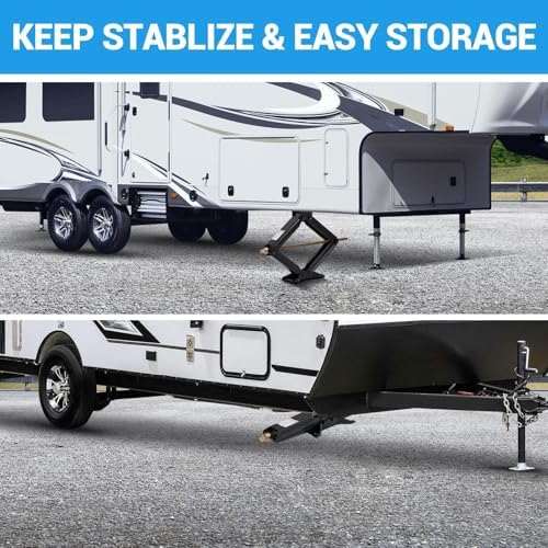 Heavy-Duty RV Stabilizer Scissor Jacks 2-Pack, 7500 LBS Capacity Each, - Image 6