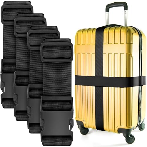 Luggage Straps for Suitcases by BlueCosto