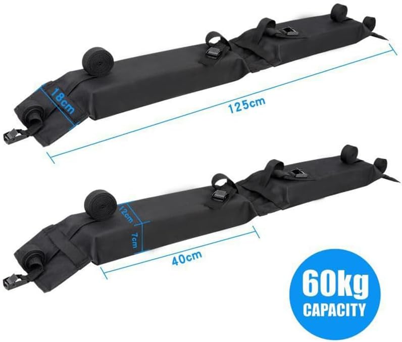 2 Pcs Soft Roof Rack Pads for VW T5 Talagon Teramont Tharu, Car Rooftop Luggage - Image 3