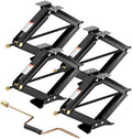 RV Scissor Jack Stabilizer 6500lb Heavy Duty 24" RV Trailer Stabilizer Leveling by Pafessa