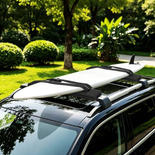 Universal Car Soft Roof Rack Pads Luggage Carrier Rack - Image 5