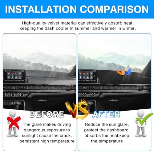 Autorder Dashboard Cover Mat for 2023 2024 2025 2026 Honda CR-V CRV Accessories - Image 3