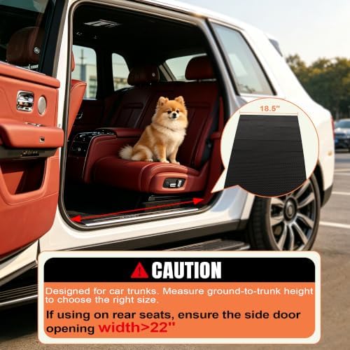 91" Dog Ramp for Car, Extra Long Foldable Hisfox Pet Ramp for Dog - Image 6