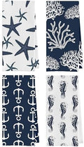 Ocean Themed Dish Towels Set by Geqtt