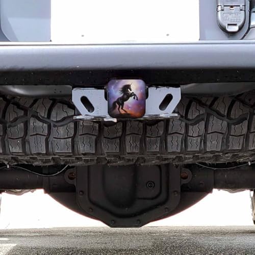 Unicorn Truck Hitch Covers Black Unicorn Universe Galaxy Space Rubber Trailer - Image 6