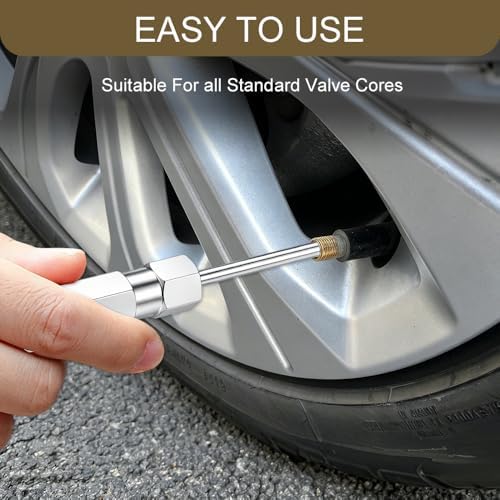 2PCS Magnetic Valve Core Removal Tool, Valve Stem Removal Tool, 4 Inch No - Image 6