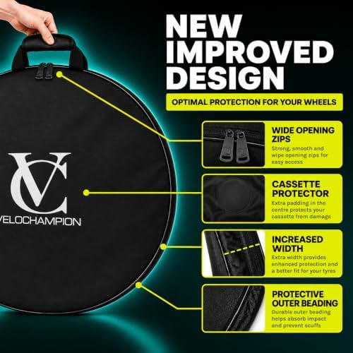 VeloChampion Waterproof Nylon Bike Wheel Bag, Medium 700c-26", 2 Pack - Image 5