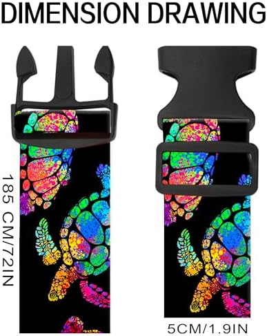 Luggage Straps for Suitcases, Adjustable Travel Belt, Durable Wide Luggage Strap - Image 2