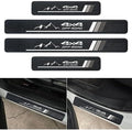4Pcs Carbon Fiber Car Door Sill Protectors Door Entry Guard Compatible by DAOPERS
