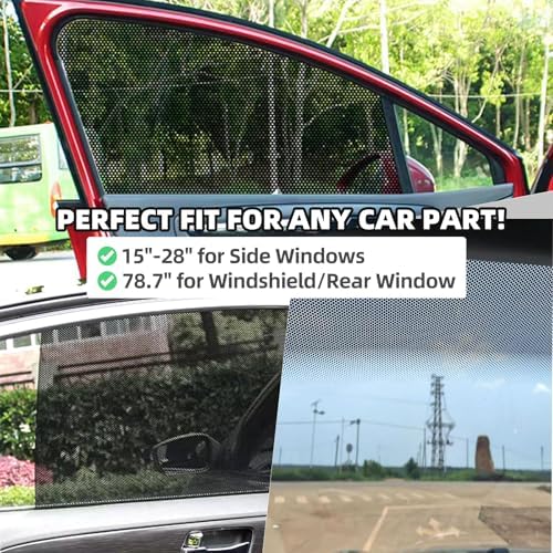 Car Windshield/Rear Window Sunshade Film - Image 2