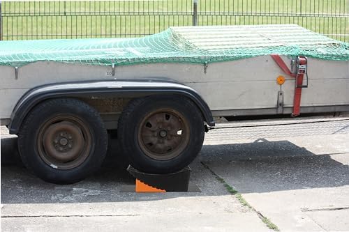 OULEME 6" Raised Tire Ramp Aid, Curved Tandem Wheel Leveler & Chock 1PK - Image 4