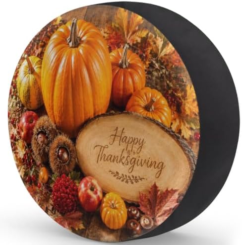 Thanksgiving Spare Tire Cover Waterproof Dust-Proof Spare Wheel Covers - Image 2