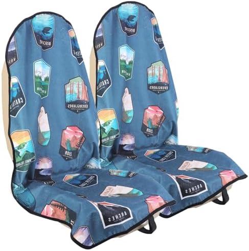 Car Seat Cover Protector Front Seats, by LoyaGour