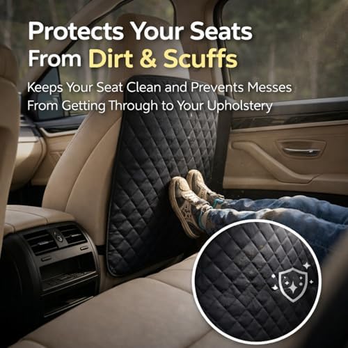 SAVUK 2 Pack Car Back Seat Cover and Organizer Protector from Dirt Scratches - Image 2