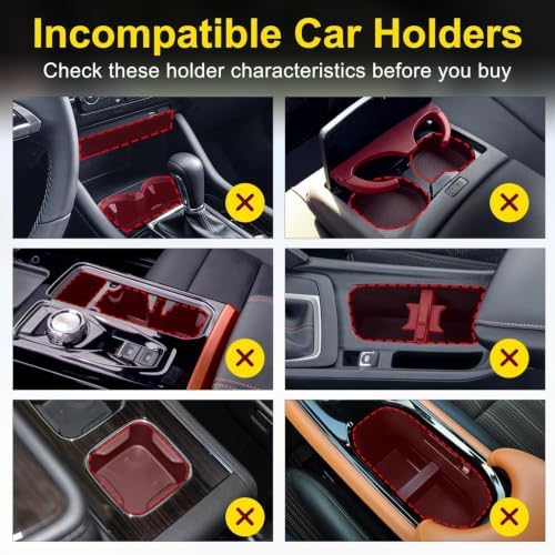 Cup Holder Expander, Car Cup Holder Expander - Image 2
