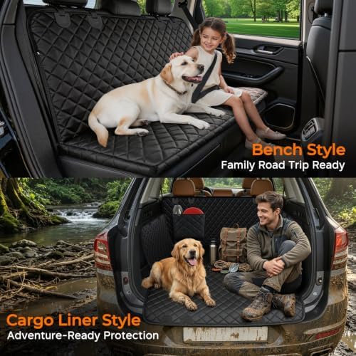 URPOWER XL Dog Seat Cover for Full-Size Trucks, 100% Waterproof Hammock - Image 5
