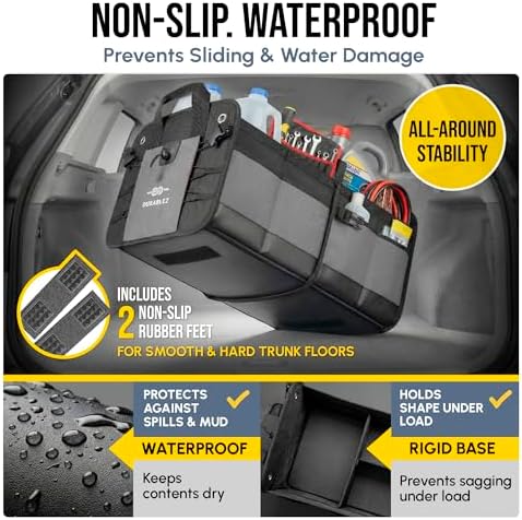 Extra Large Modular Collapsible Car Trunk Organizer System - Image 6