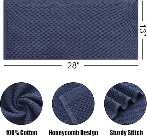 Kitinjoy 100% Cotton Waffle 12-Pack Kitchen Towels - Image 2