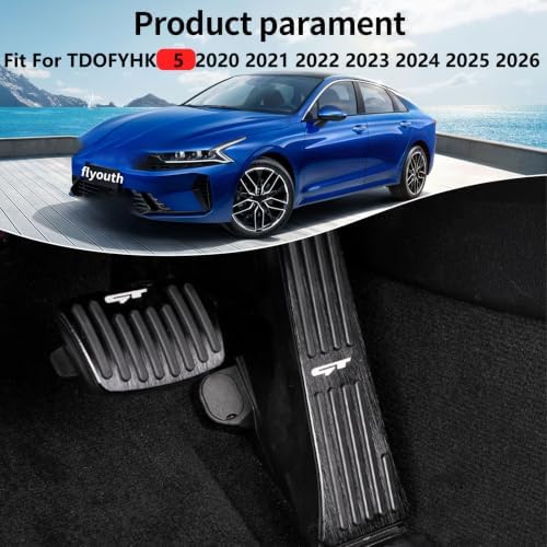 Aluminum Alloy Pedals Cover for TDOFYHK TDOFYH5 2020 2021 2022 2023 2024 2025 - Image 5