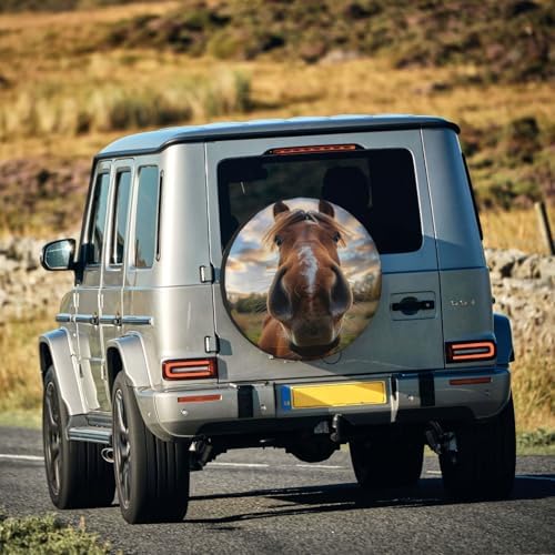 Horse Spare Tire Cover Weatherproof Universal Wheel Protectors Wheel Covers - Image 7