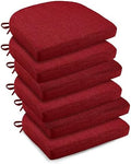 downluxe Indoor Chair Cushions for Dining Chairs, Soft and Comfortable Textured by Downluxe