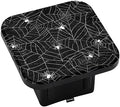 Swono Towing Hitch Cover Spider Web, Halloween Spider Cobwebs Black White by Swono