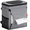 Lifewit Car Trash Can with Lid, Garbage Bag Hanging, Trash Bin, 3 Gallon by Lifewit