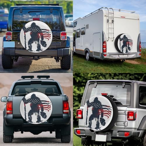Bigfoot Spare Tire Cover 16in Spare Wheel Covers Tire Storage Cover - Image 6