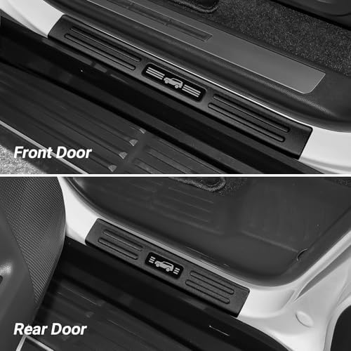 4PCS Door Sill Protector Compatible - Image 2