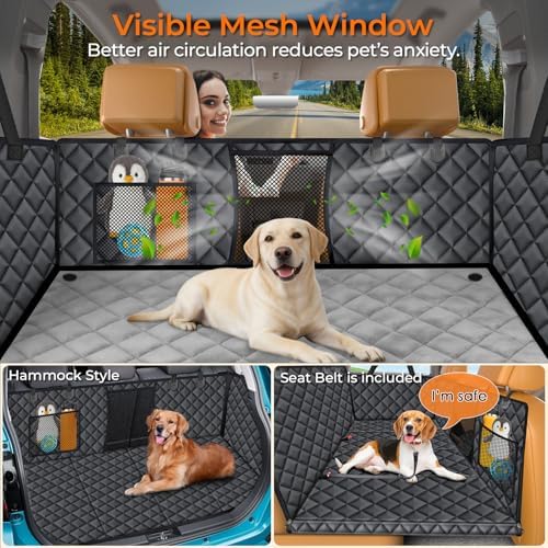 URPOWER Hard Bottom Dog Car Seat Cover, Back Seat Extender - Image 6