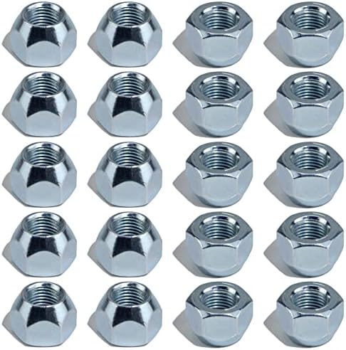 20pcs 1/2''-20 Trailer Lug Nuts Galvanized by GREPSPUD