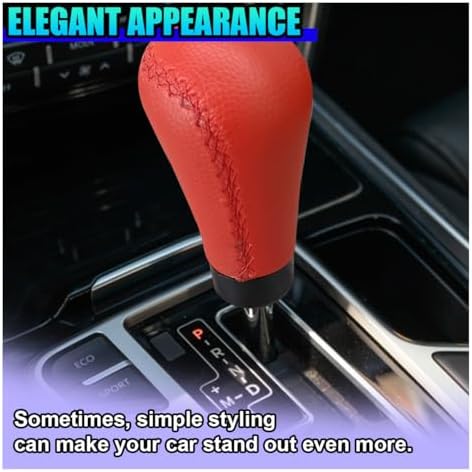 ZIMISI 5 Speed Shifter Knobs, Leather Car Gear Shift Knob - Image 3