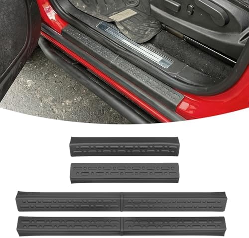 Door Sill Guards Kit Fit for 2015-2022 Chevy Colorado Accessories Entry Guard by Utiiy