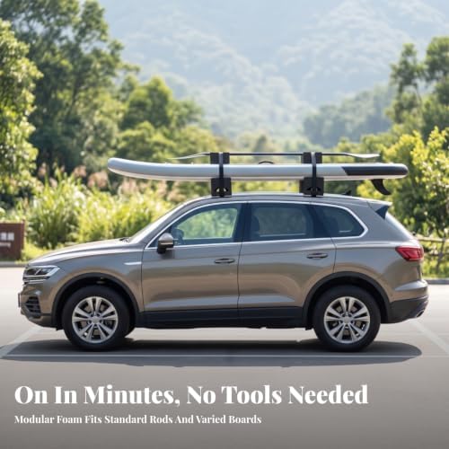 Menolana Non-Slip Soft Roof Rack Pads Compact Block-Like Design, Car Roof Rack - Image 7