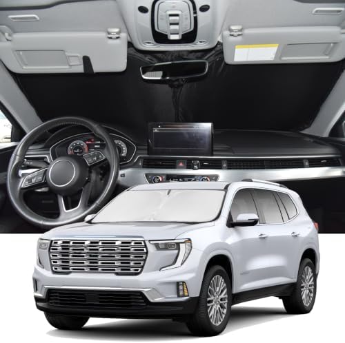 Windshield Sunshade for GMC Acadia 2024-2026 Sun Shade 4 Layers by ZOIBVCARSUNSHADE