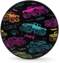 Colorful Fun Truck Spare Tire Cover Dust-Proof Wheel Protector by Unknown