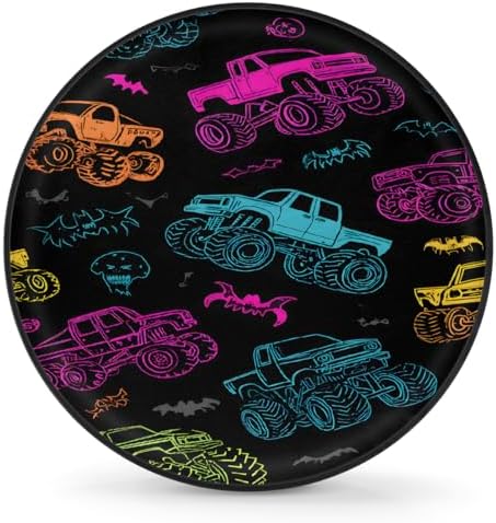 Colorful Fun Truck Spare Tire Cover Dust-Proof Wheel Protector by Unknown