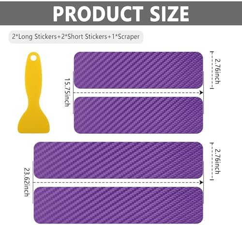 4PCS Car Door Sill Protector - Image 2