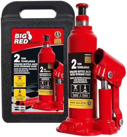BIG RED 2 Ton Hydraulic Welded Bottle Jack by BIGRED