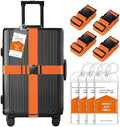 Gostwo 8 Pack Luggage Straps and Cruise Tags Set by Gostwo