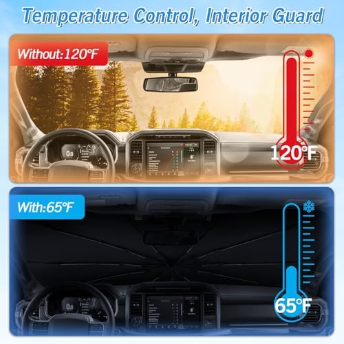 KUST Windshield Sun Shade Umbrella - Image 6