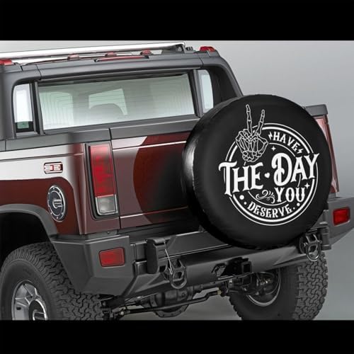 Spare Tire Covers for Trailers, Have The Day You Deserve Wheel Protectors - Image 2