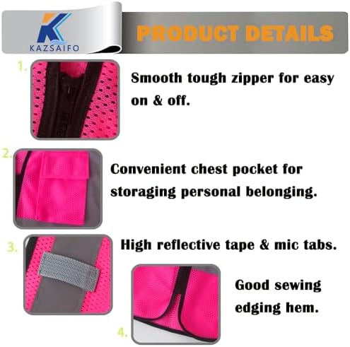 Hi Vis Construction Safety Vest - Image 4