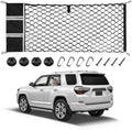 Amiss Truck Bed Cargo Net with Side Organizer, Compatible with Toyota 4Runner by Amiss